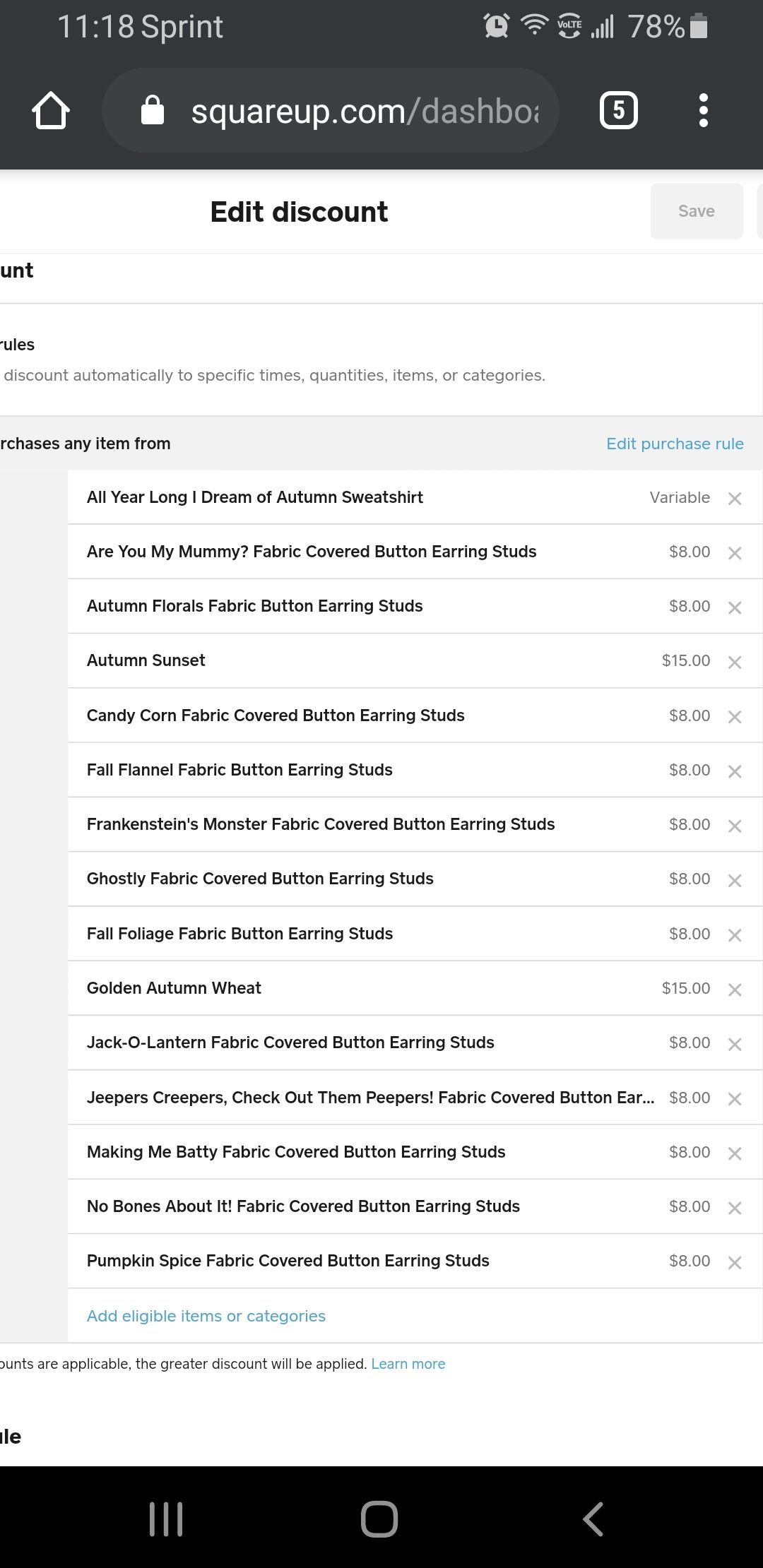 Discount price not displaying in shop - The Square Community