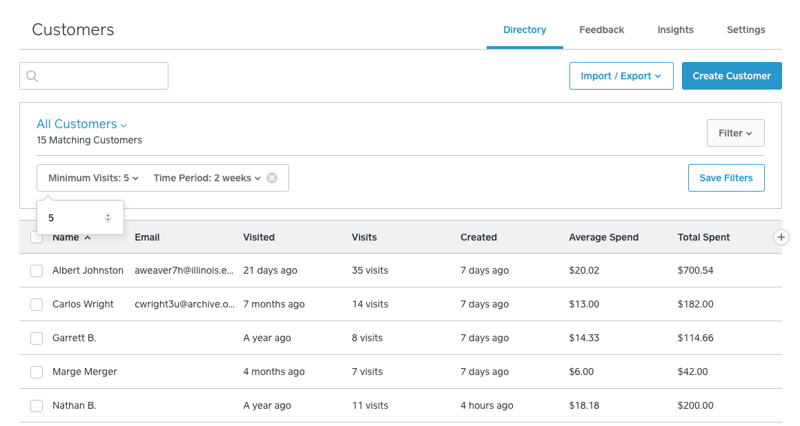 Customer Directory - See all the newest features - The Square Community
