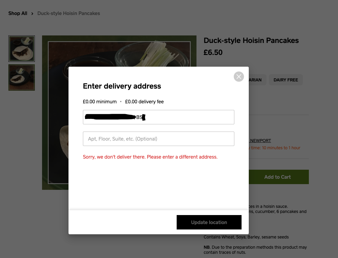 Local address for delivery issue - The Square Community