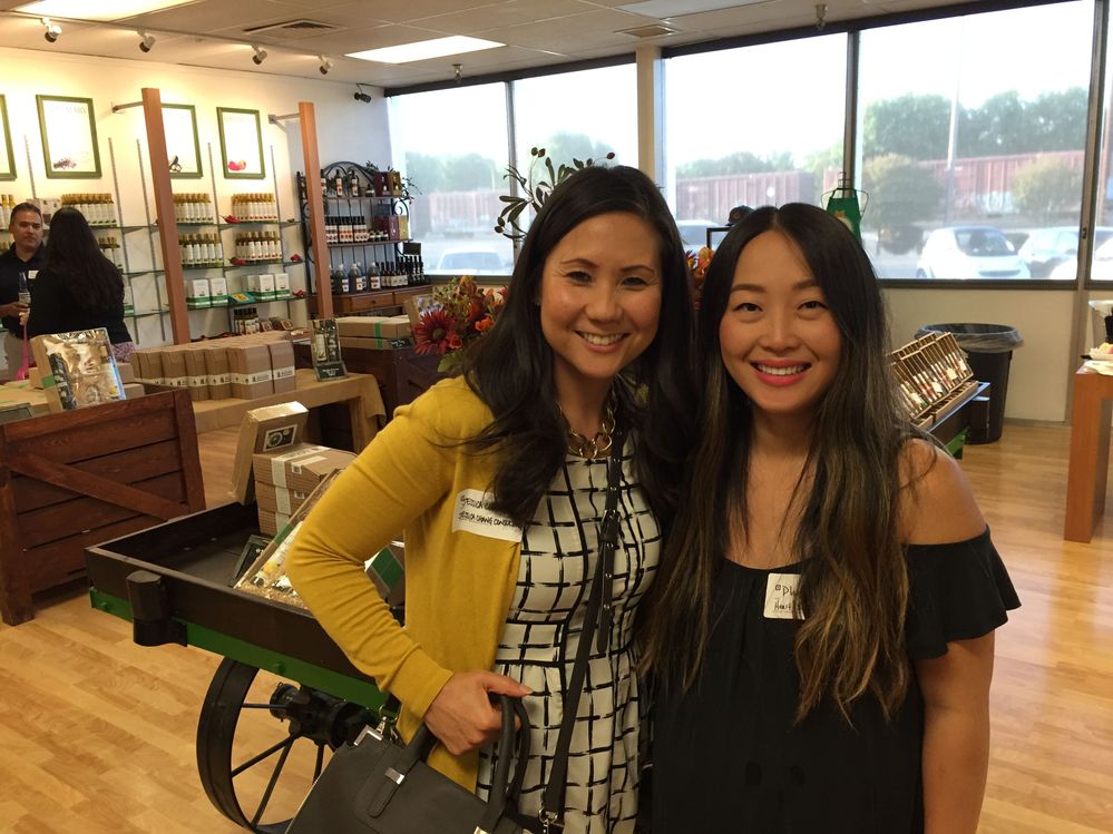Jessica (panelist) and a guest