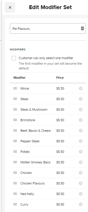 select multiple variations - The Square Community