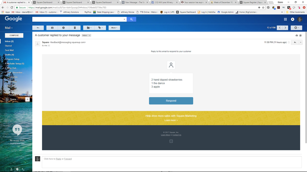 Individual email with no identifier