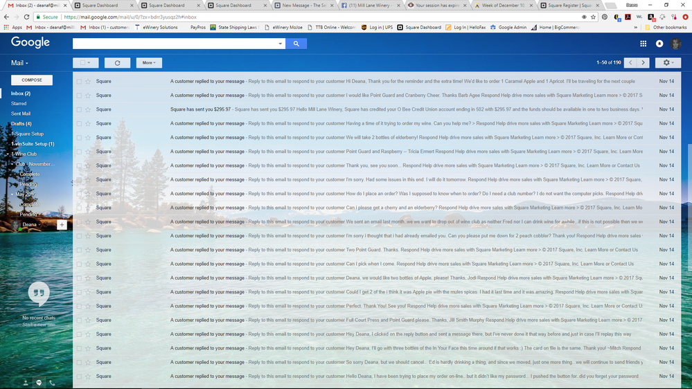 My email inbox! ACK!!