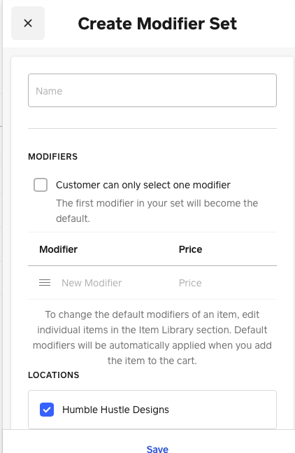 How to add text box to modifiers for items? - The Square Community