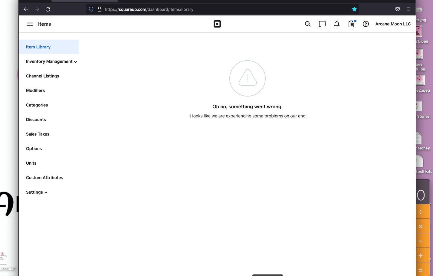 Dashboard not loading - The Square Community