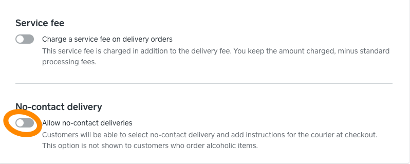 Re: How to remove Delivery instruction message at ... - The Square ...