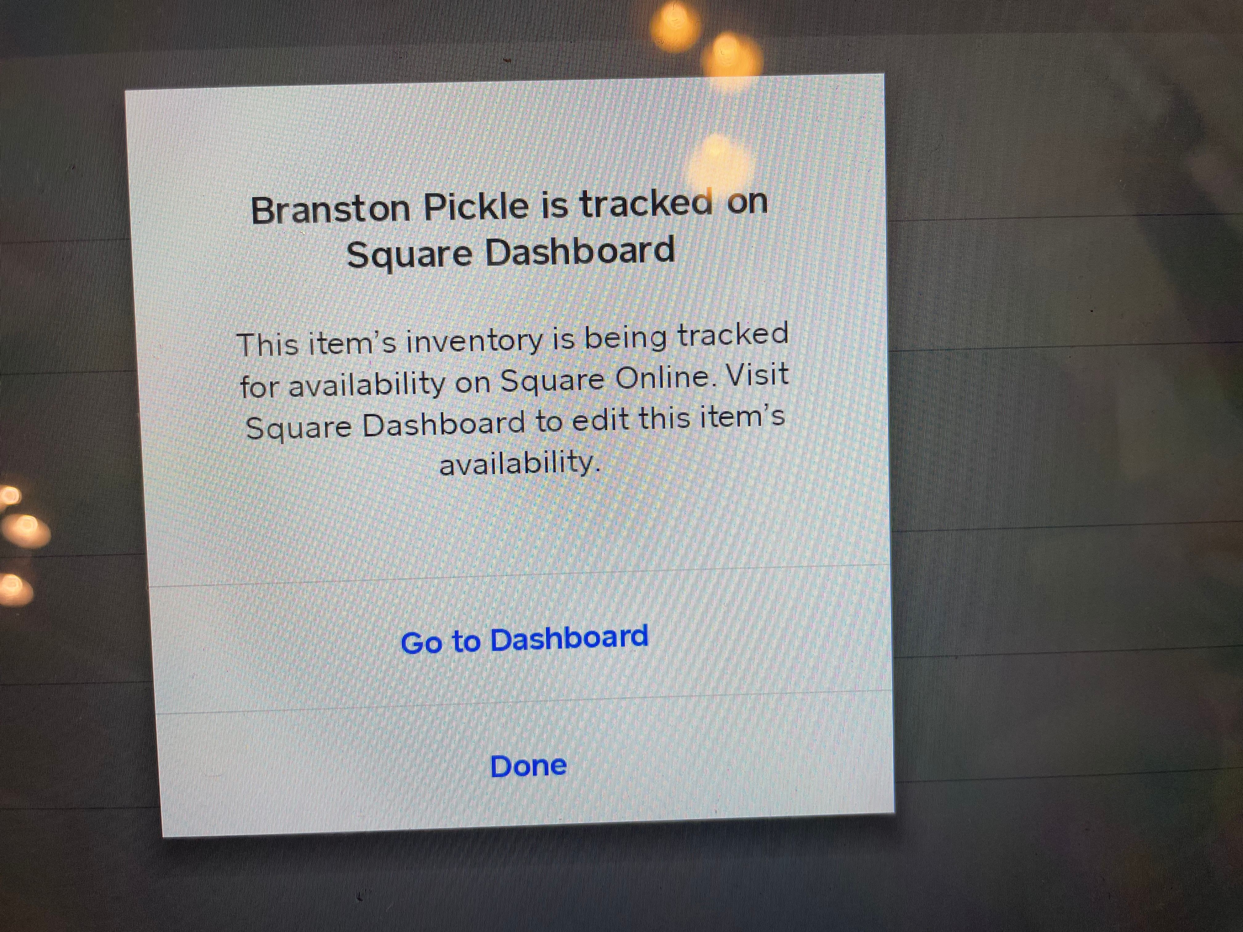 Inventory Back in Stock Still Showing Unavailable ... - The Square ...