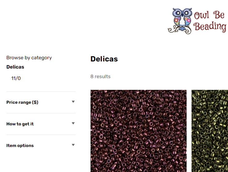 Clicked on beads