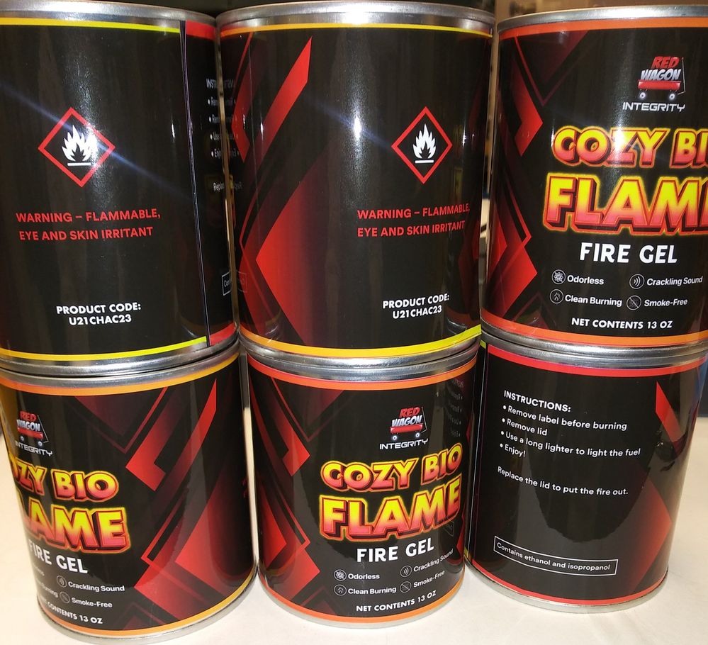 Chafing fire gel