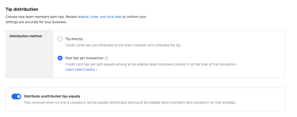 Updates to Square Payroll tip distribution? - The Square Community