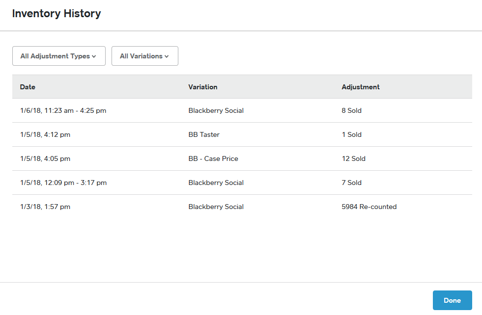 Solved: How can I use inventory with variations? - The Square Community