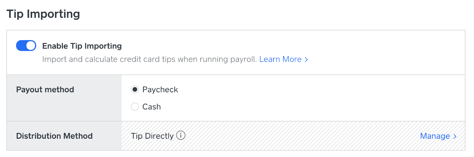 Updates to Square Payroll tip distribution? - The Square Community
