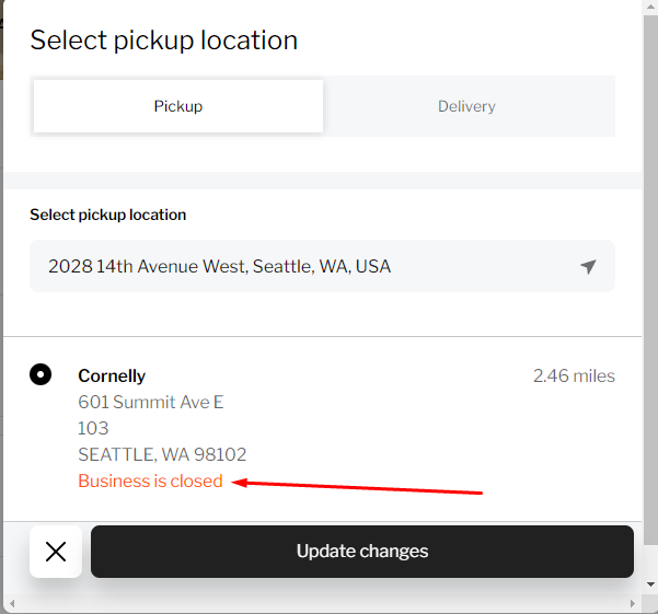 This is the final checkout screen.