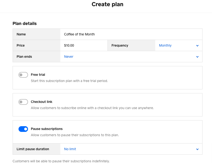 Pause and Resume Square Subscriptions