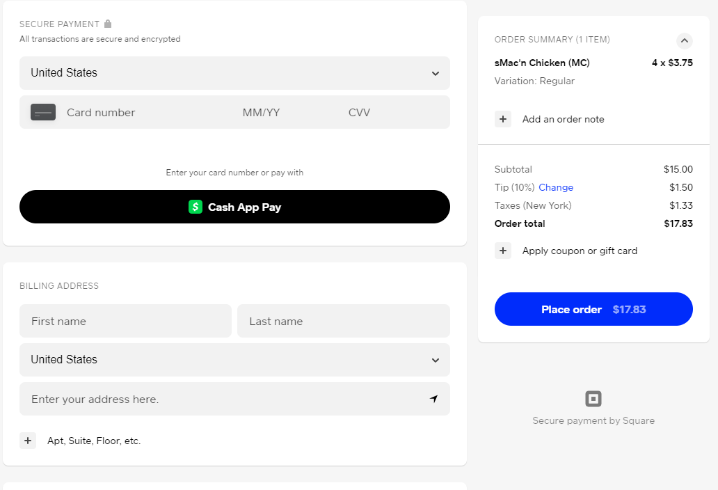 Square Online Checkout Process BUG The Square Community