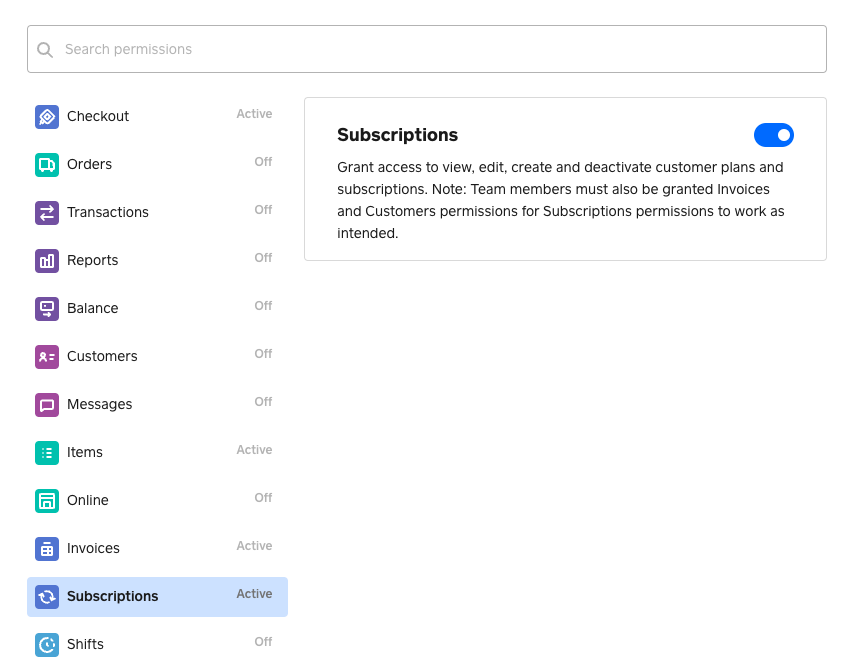 New: Managing Employee Access to Square Subscriptions in Square Team ...