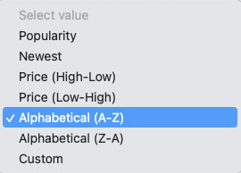 arrange dropdown.png