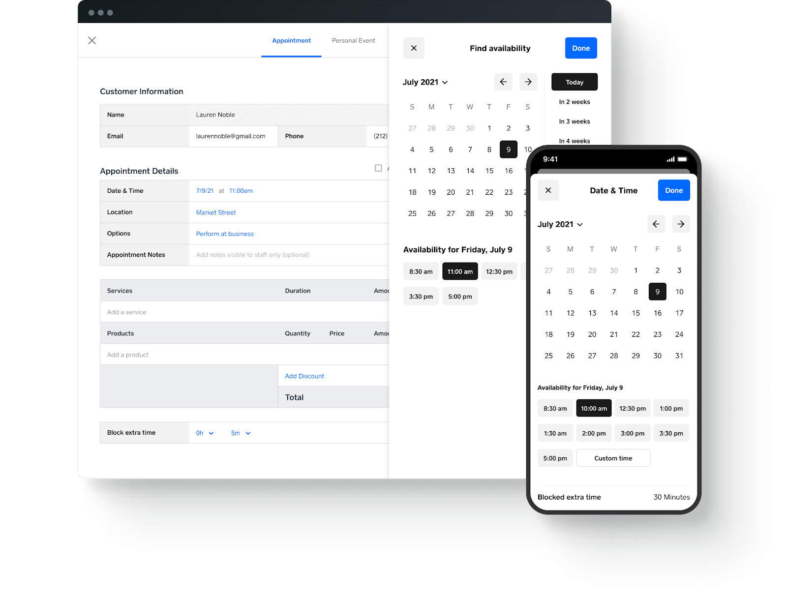 New for Appointments: Find Availability Feature - The Square Community