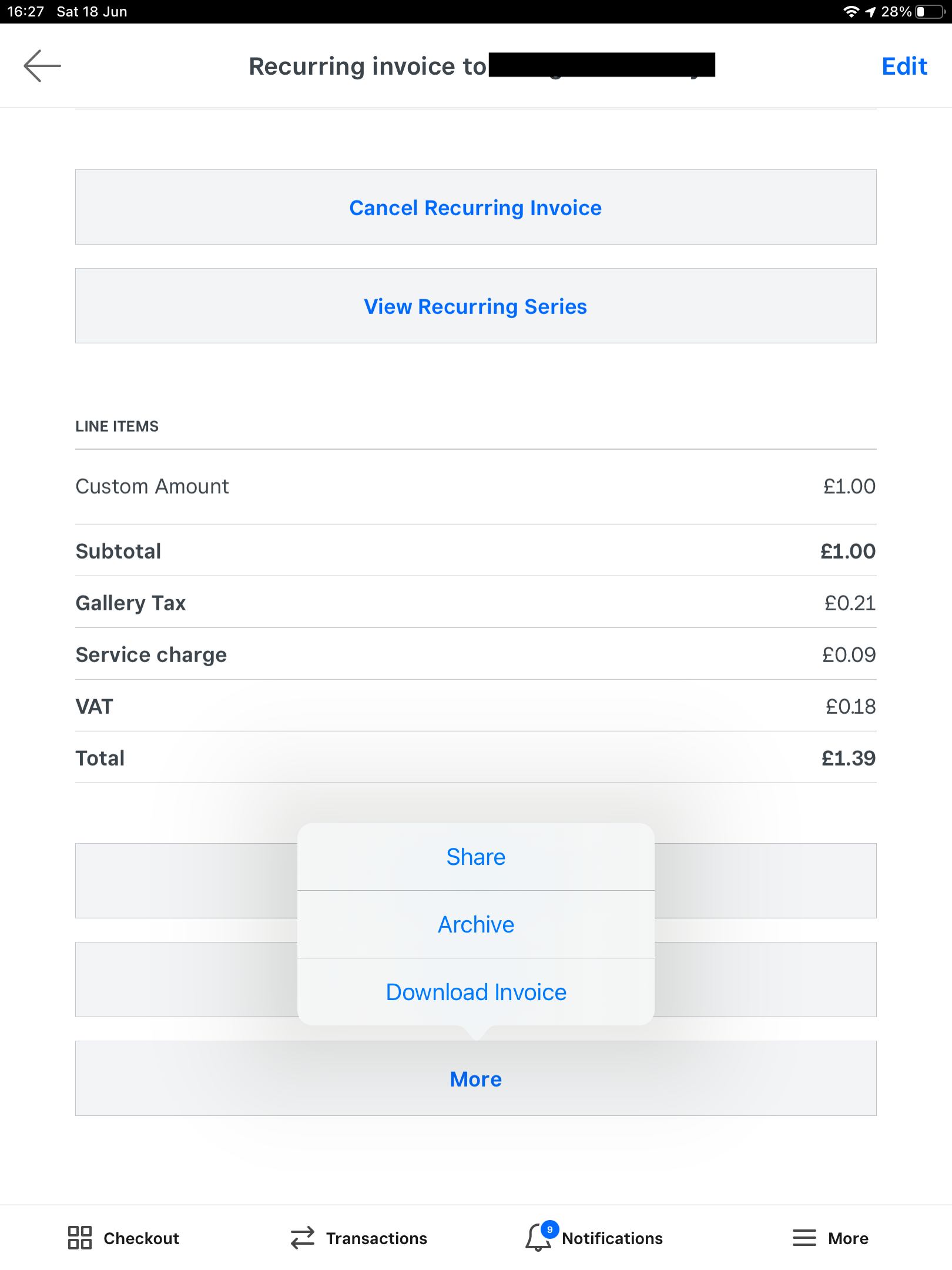 PDF invoice - The Square Community