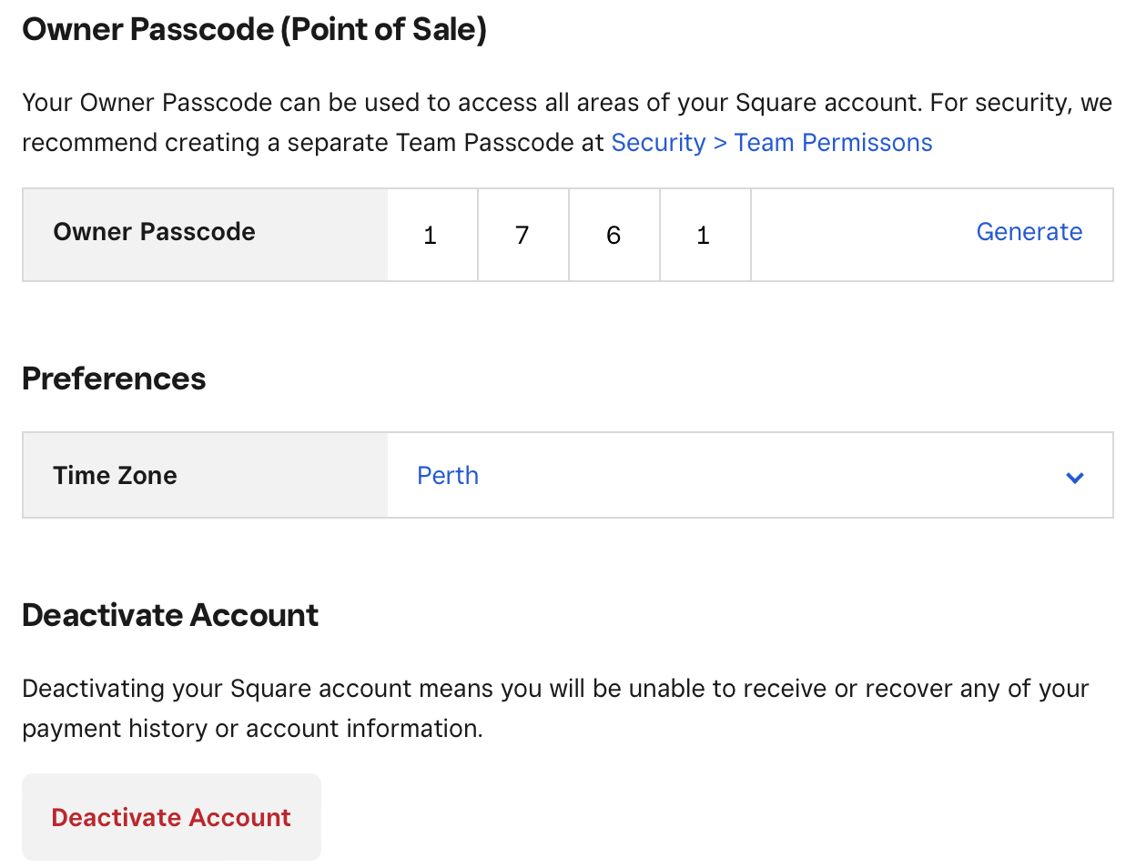 Solved: Permission required enter passcode - The Square Community