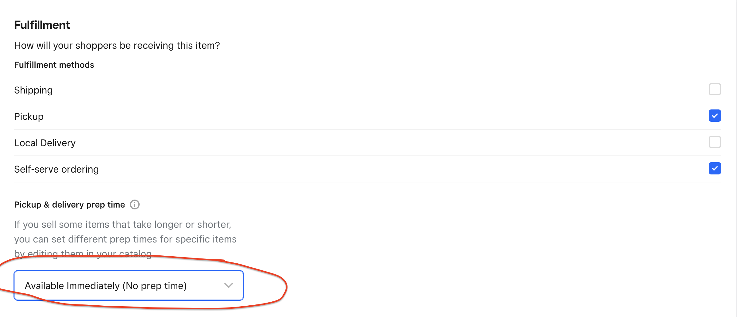 Order prep time - The Square Community