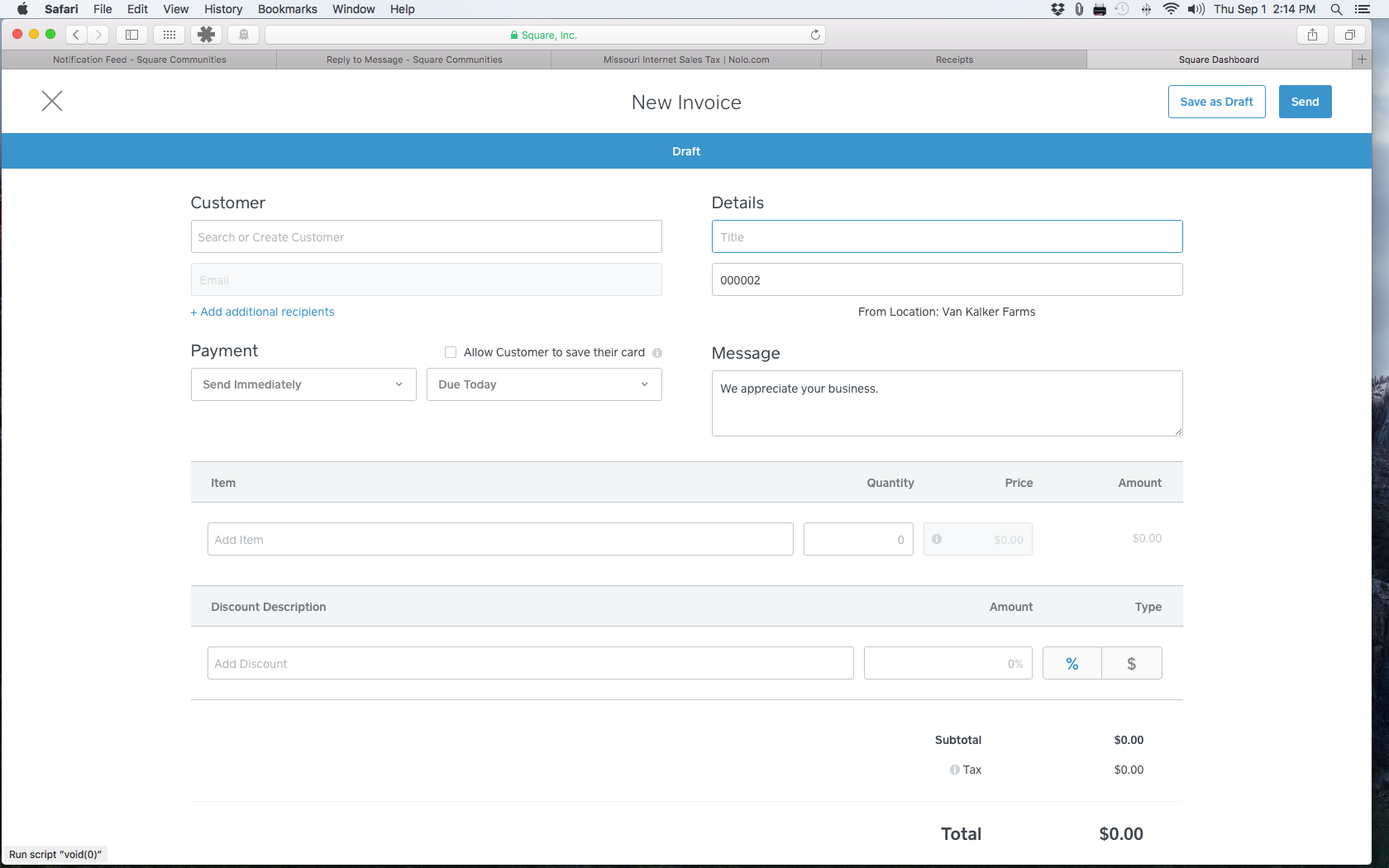 Solved: How do you create custom items for invoices? - The Square Community