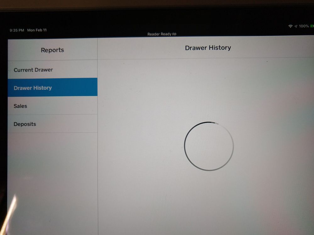 A two minute wait for the data to show up