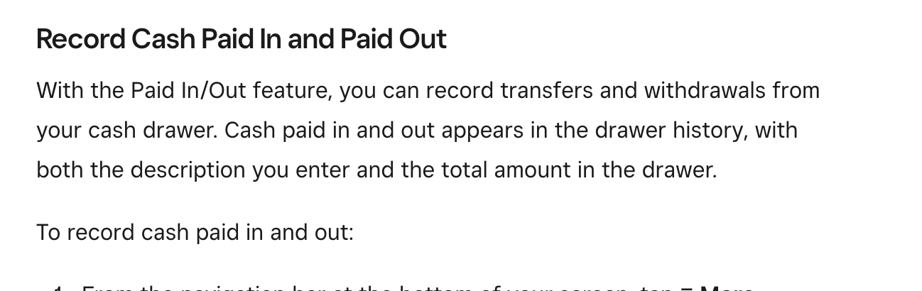 how do i input a cash receipt into square? For ex... - The Square Community