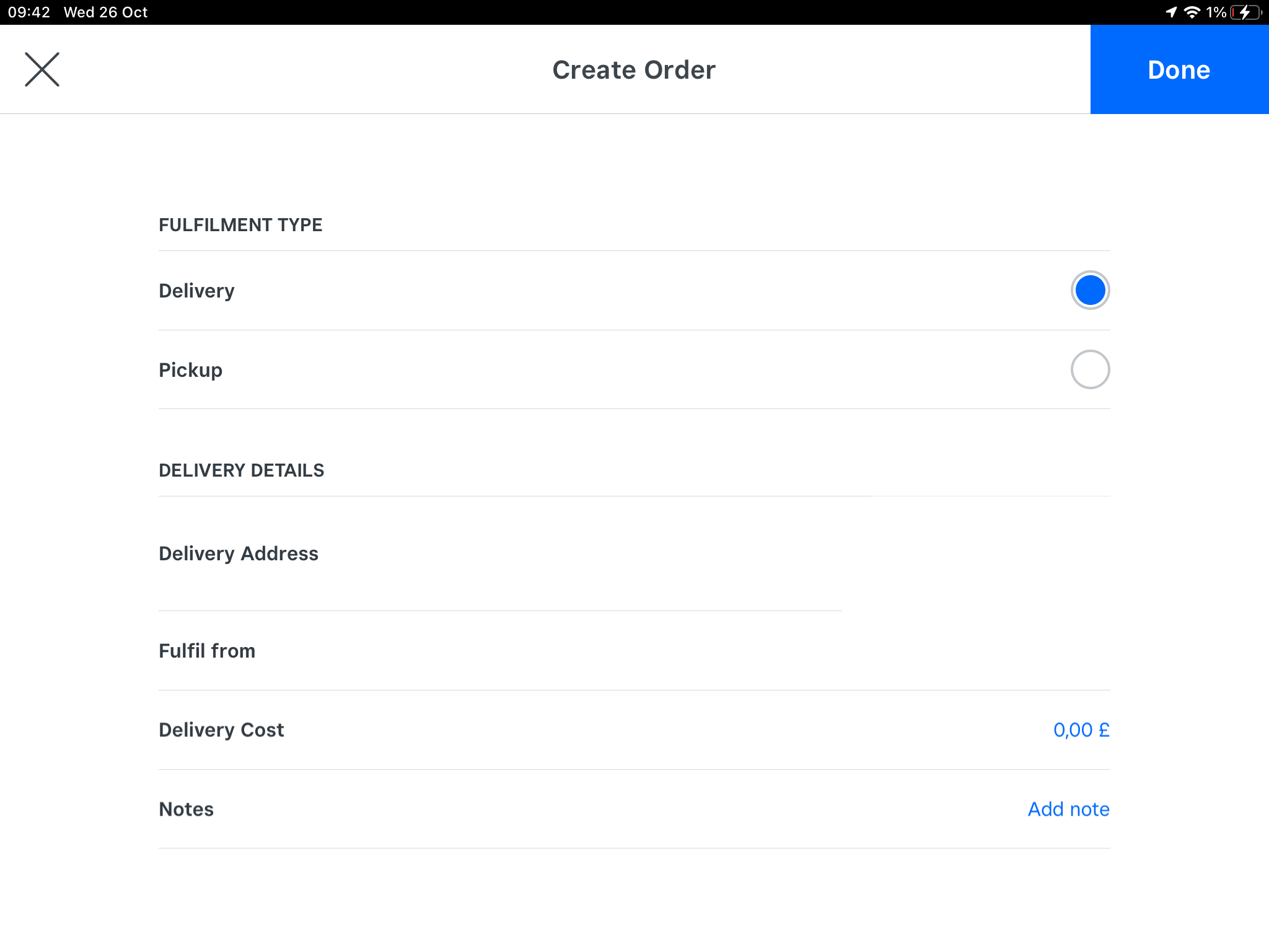 Taking delivery order at a physical store using Sq... - The Square ...