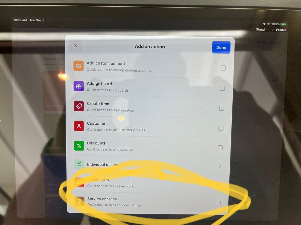 ON SQUARE IPAD STAND