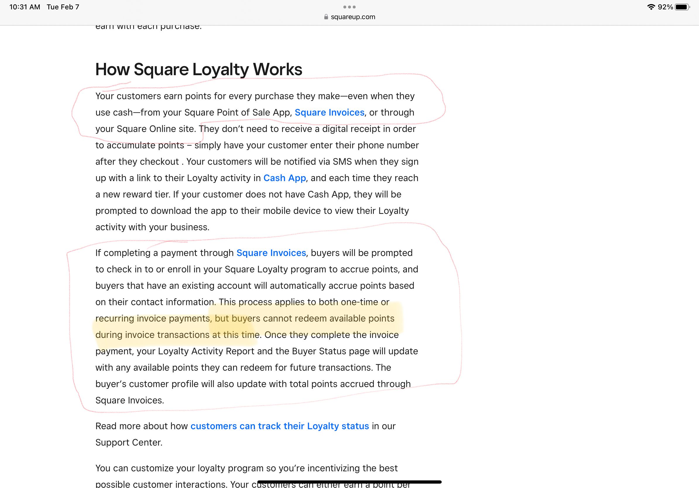 Do the Loyalty points work with invoicing? - The Square Community
