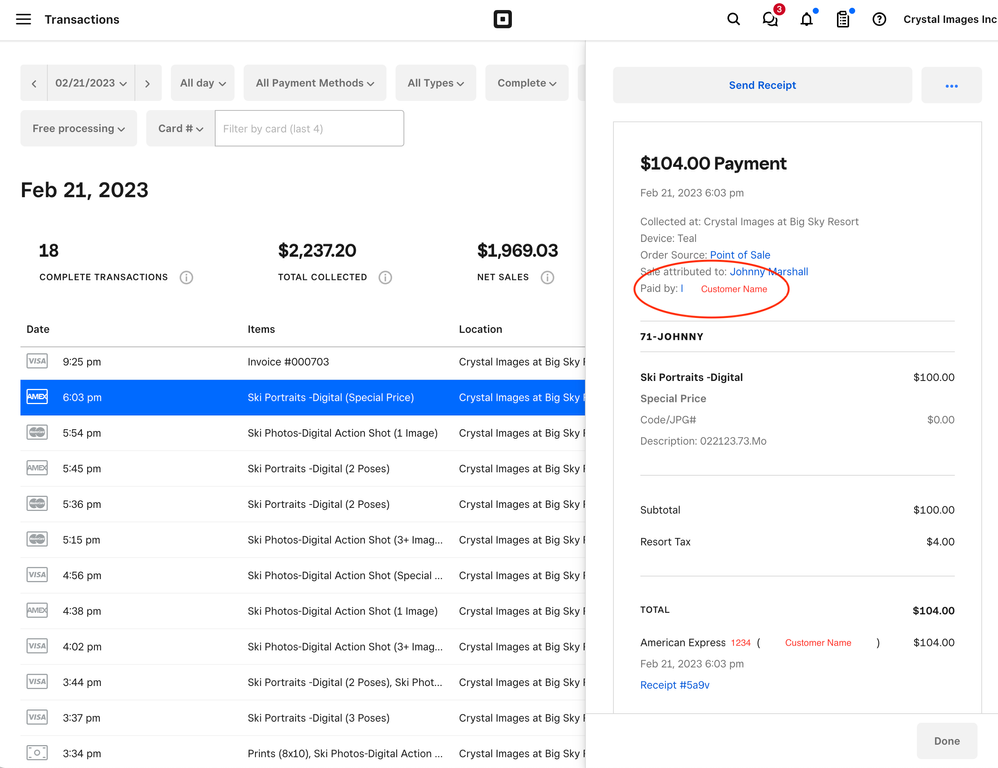 Sale showing customer paid by.png