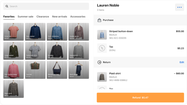 Exchanges now available for all sellers using Square for Retail POS