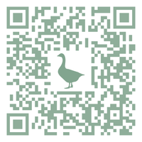 Use this QR code to learn more about Grace at https://linktr.ee/graciegoosedesigns