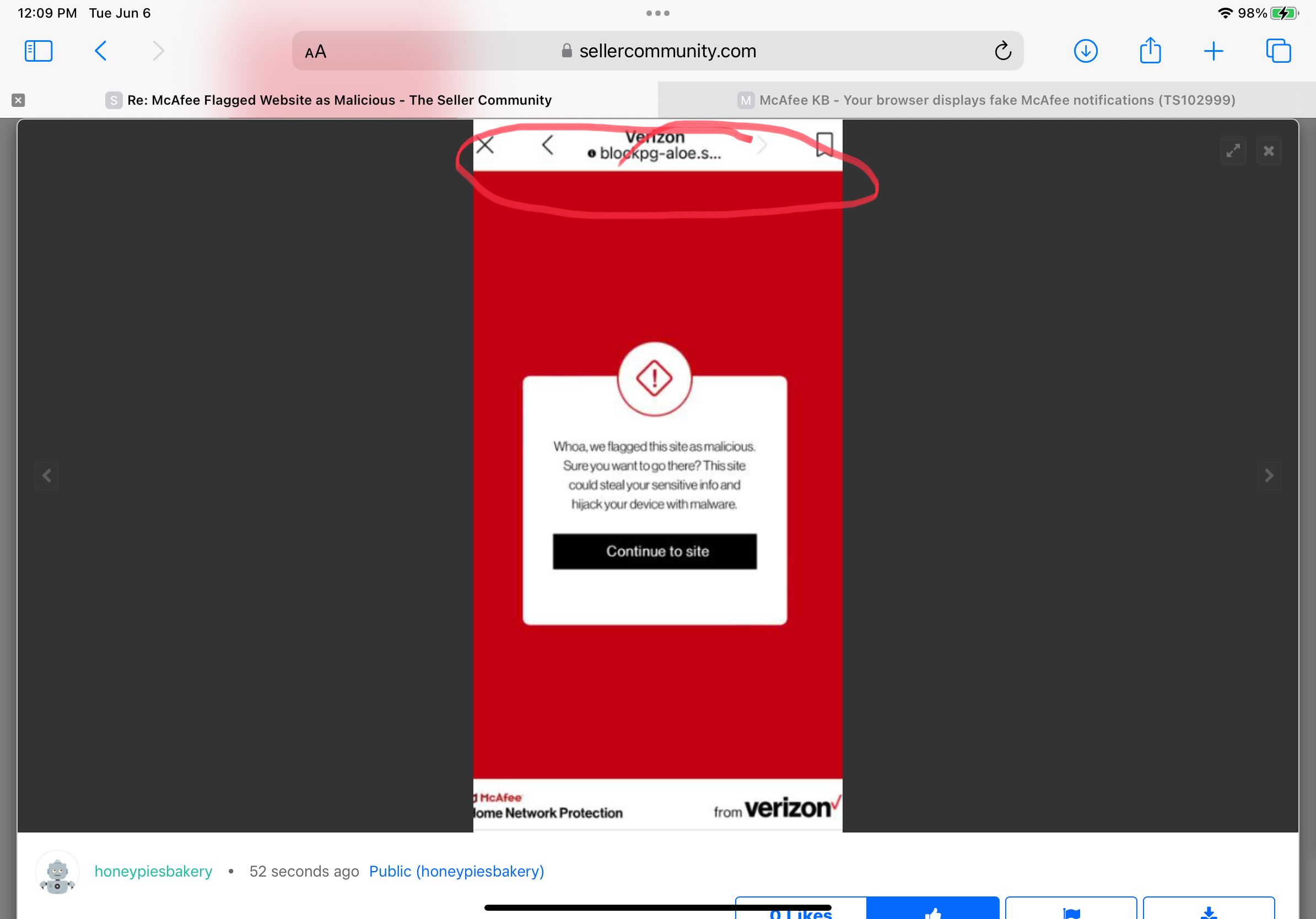 Solved: McAfee Flagged Website as Malicious - The Square Community