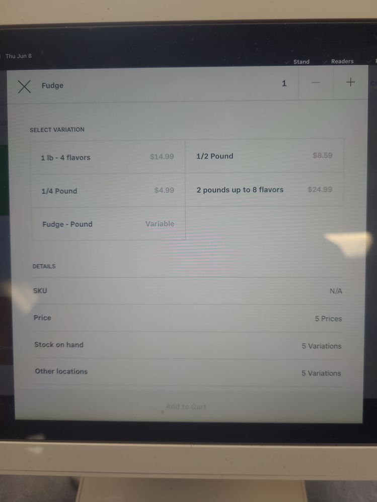 Here I see all choices (Old Experience)