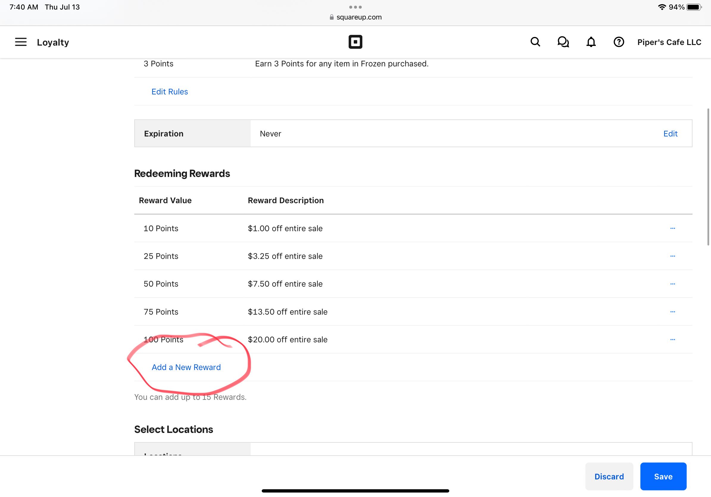 Solved: Disable loyalty program from site? - The Square Community