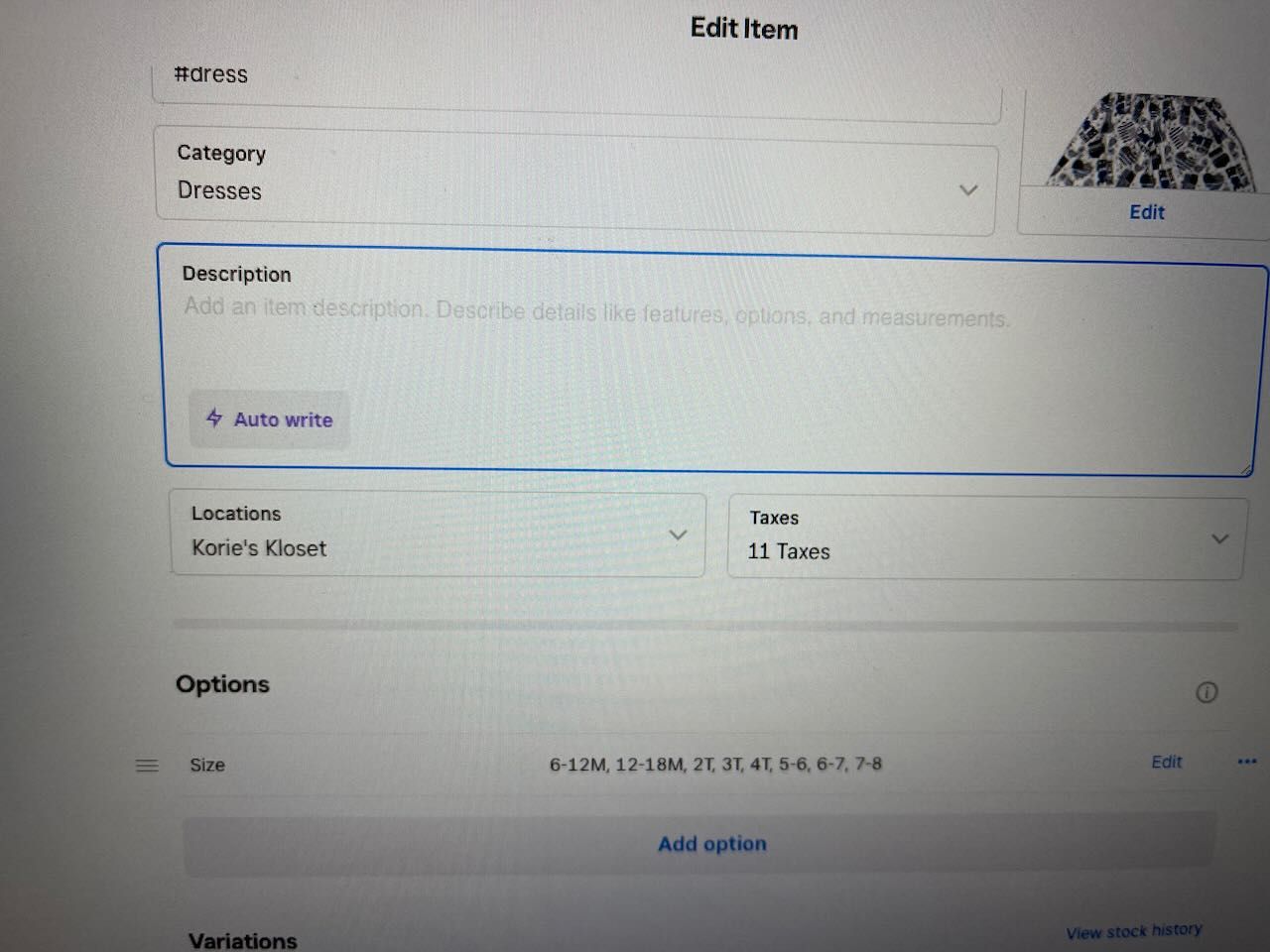 Square auto write in item library - The Square Community