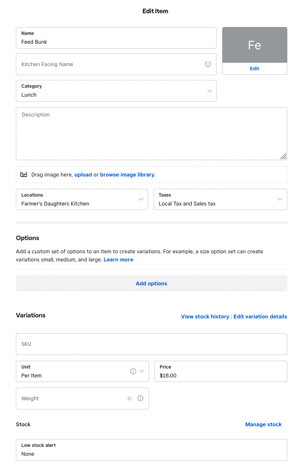 Modifiers on menu items In Square for Restaurants - The Square Community