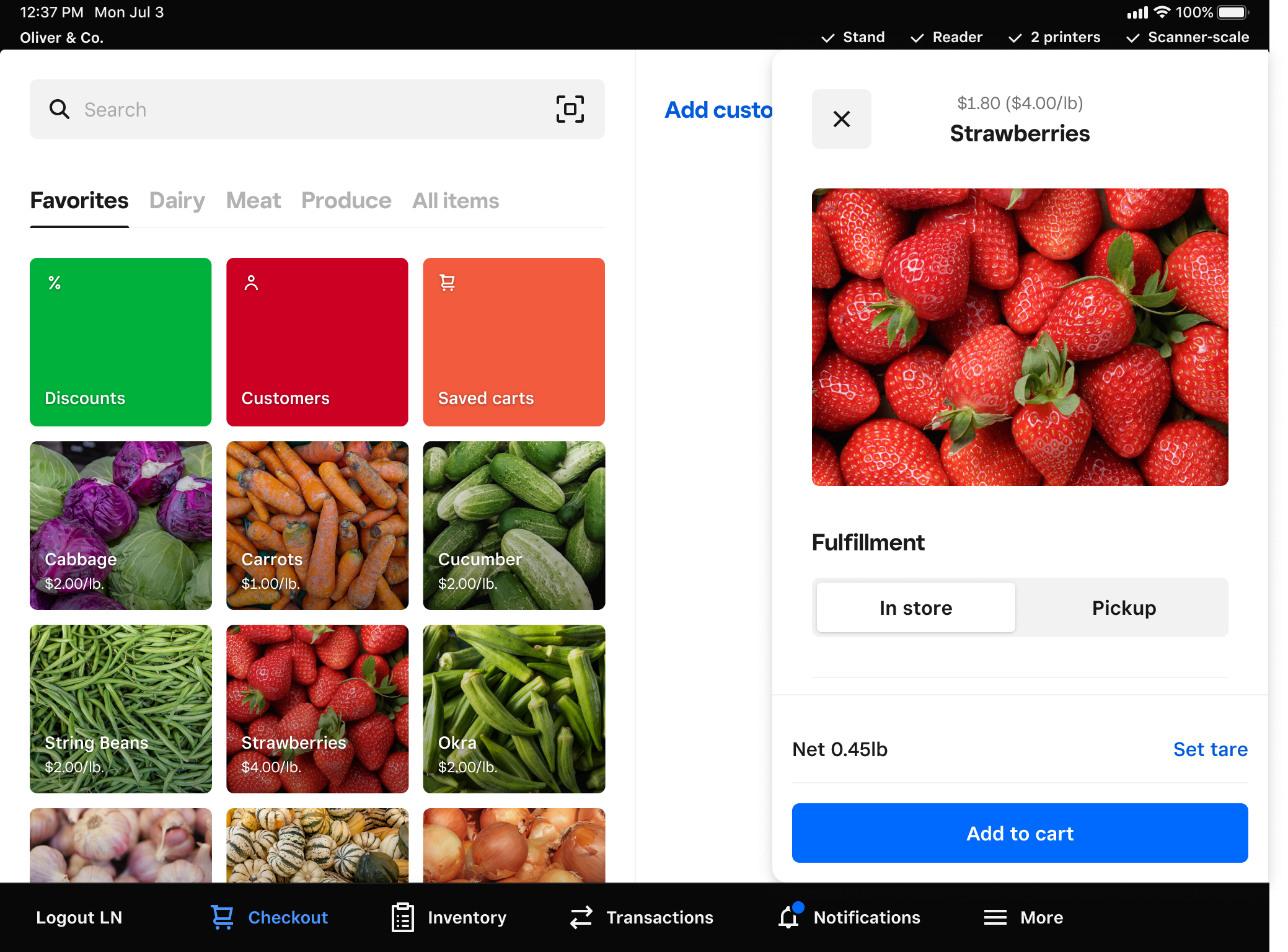 [New] Tare for weighted items on Square for Retail - The Square Community