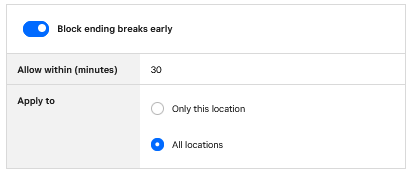 Setting blocks for clock ins - The Square Community