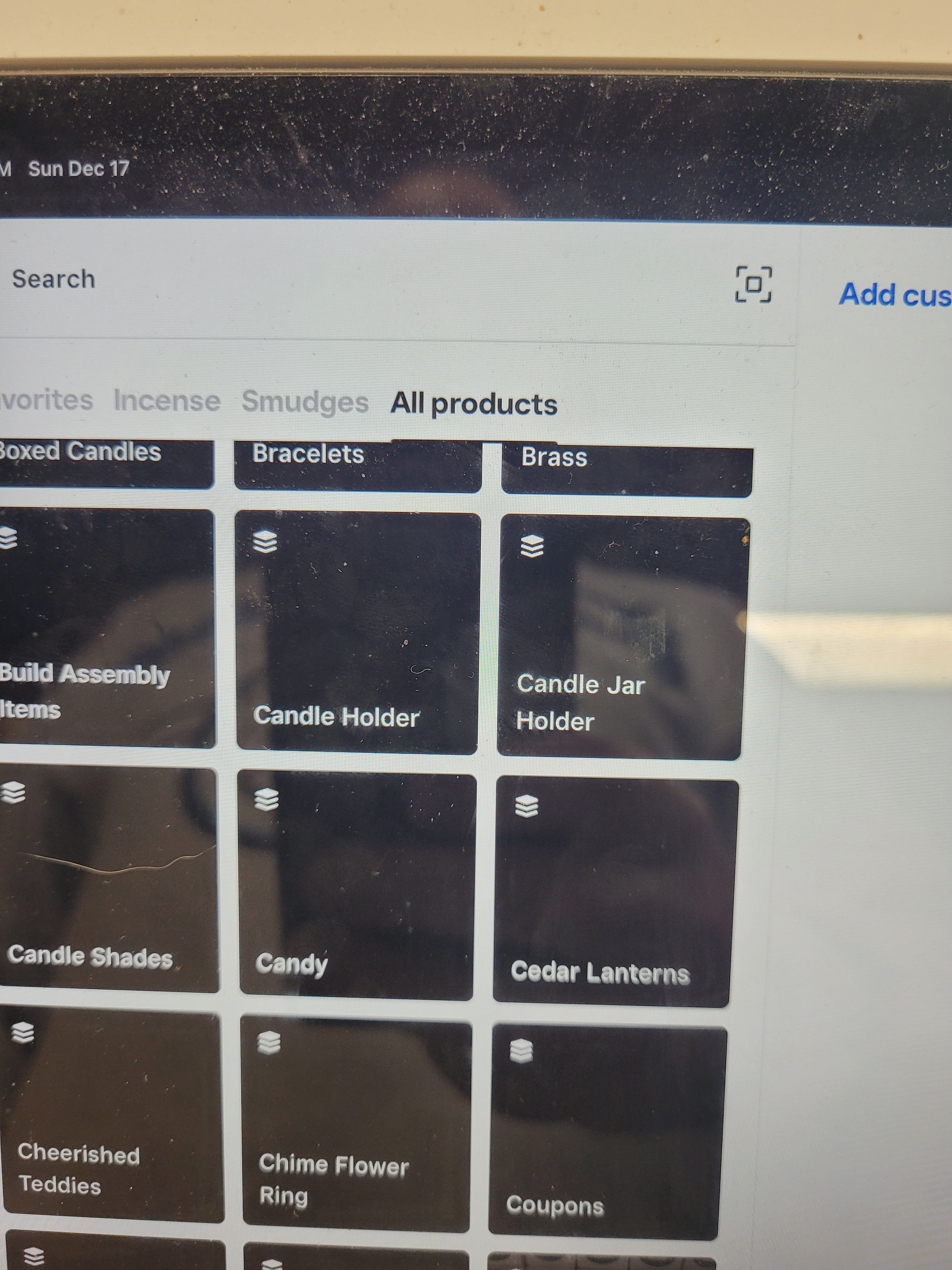 Display sub-categories as an item in POS library - The Square Community