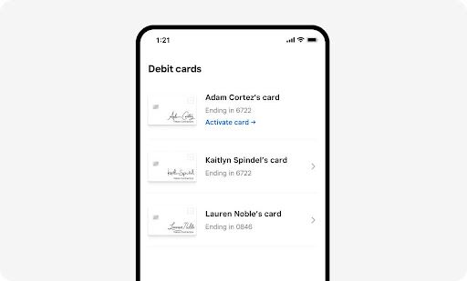 Share spending power with your business partners with Square debit cards