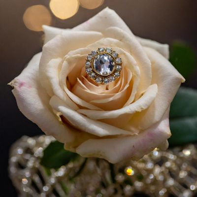 Firefly Show a photo of a rose with a jewel in the centre 15228.jpeg