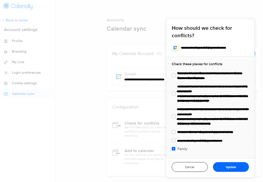 Calendly Check for conflicts 2