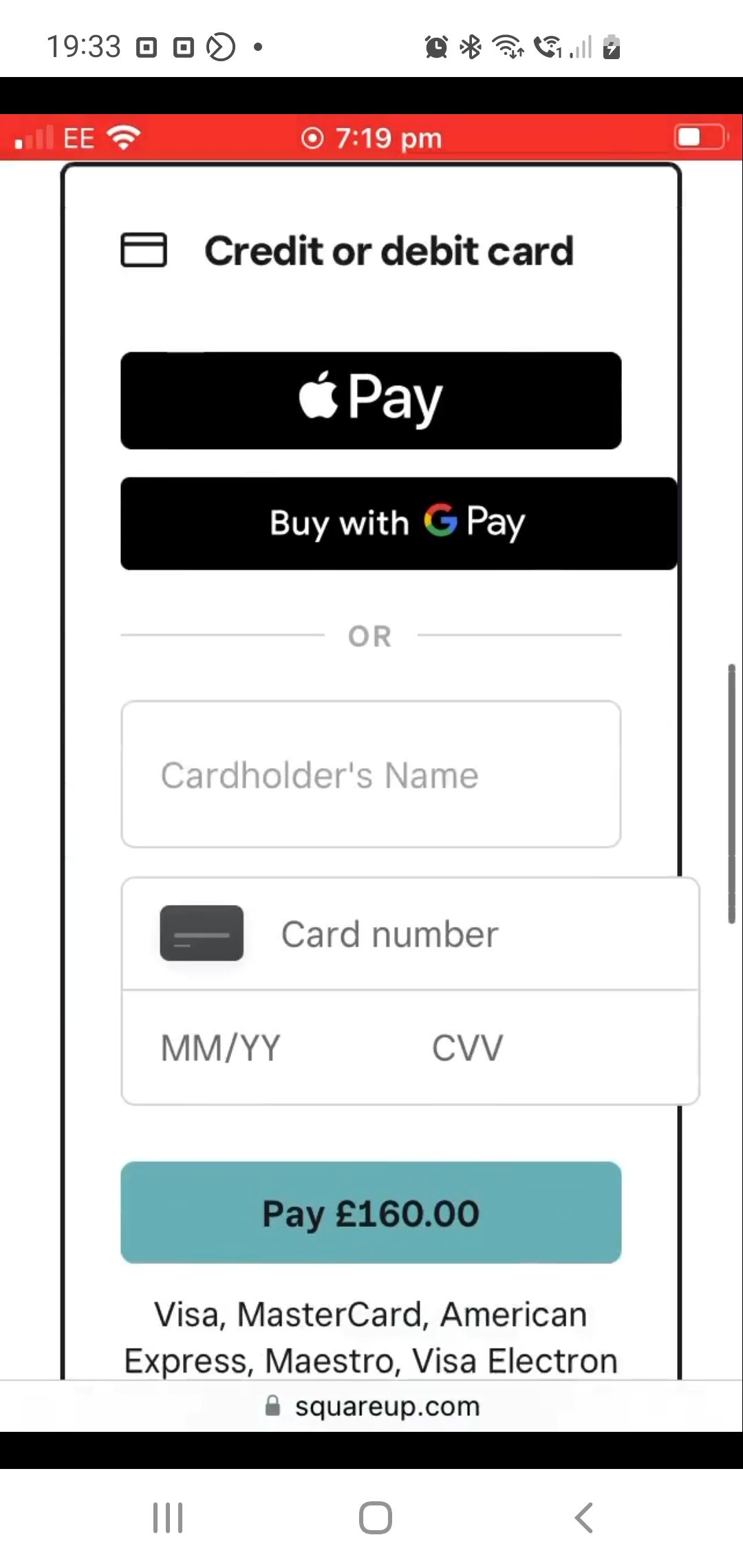 Voucher code field missing - The Square Community