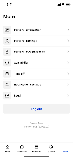 Square Team App Passcodes improvements