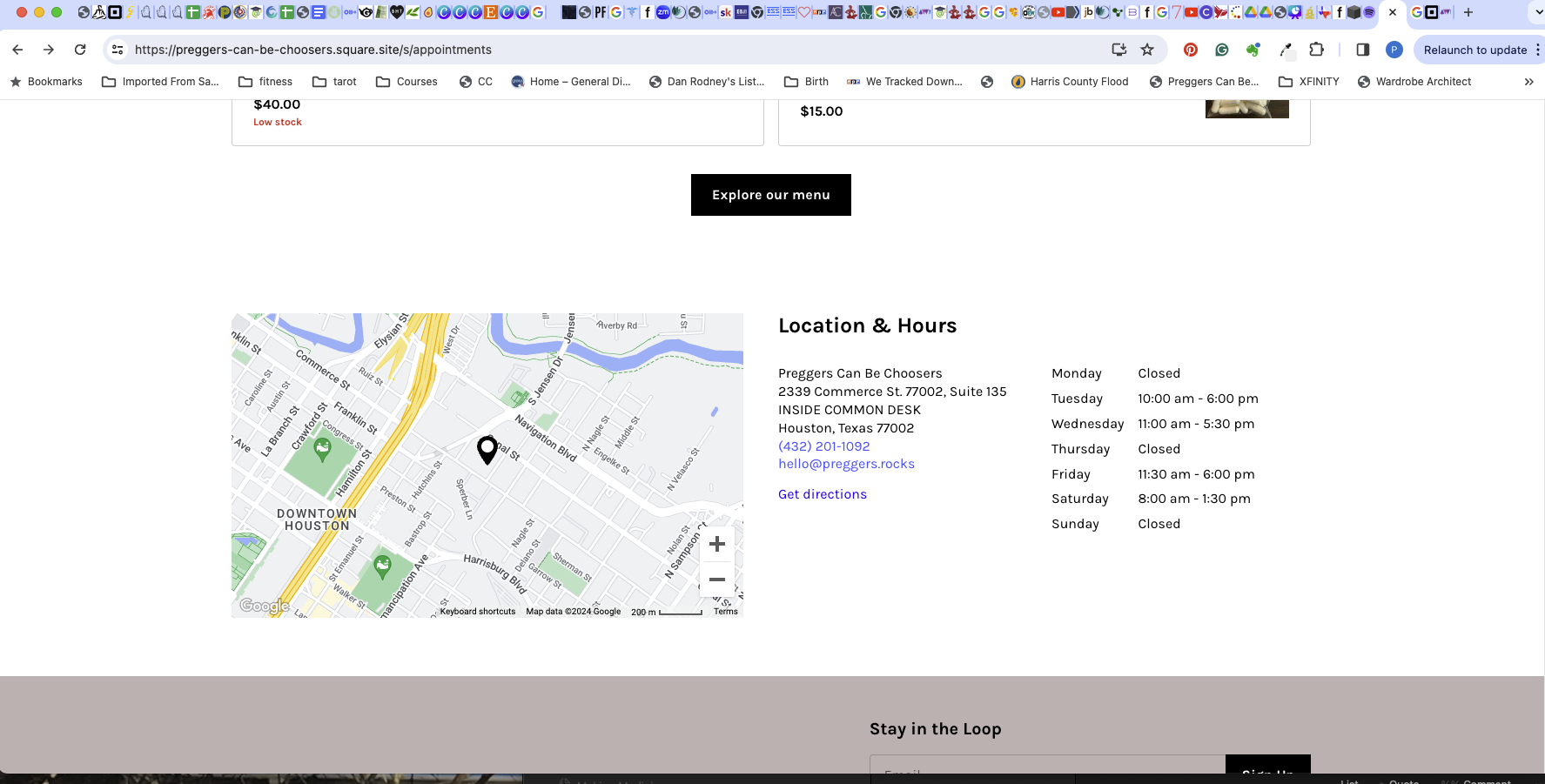 Address listed on header incoreect - The Square Community