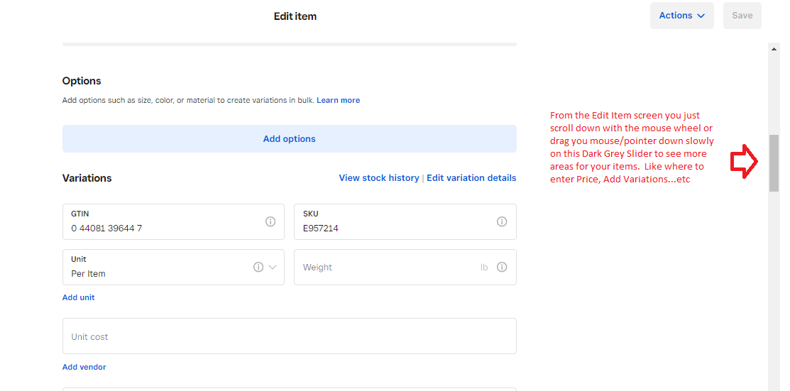 How do I add my own self-created SKU to an Item I ... - The Square ...