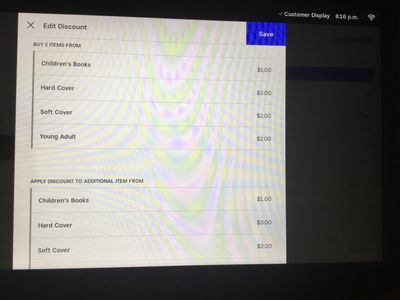 Bottom of discount page